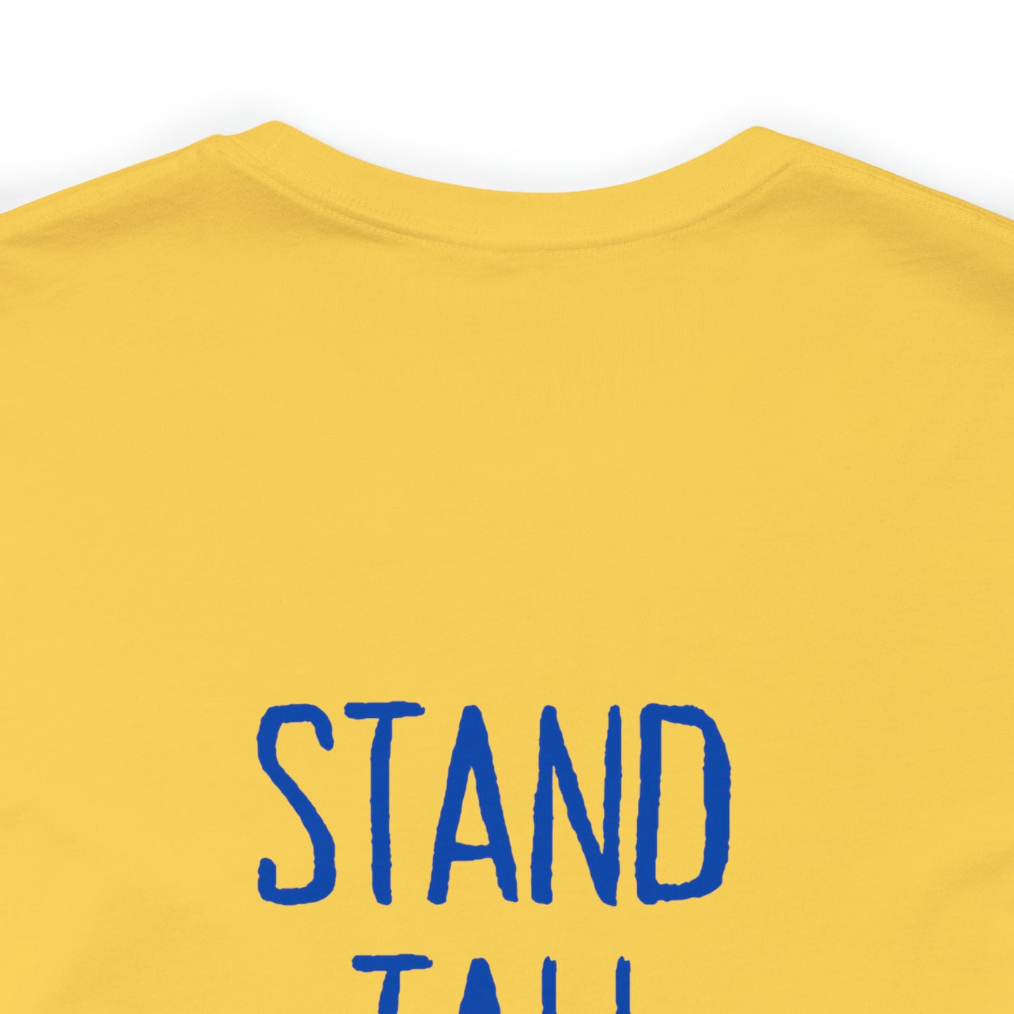 Stand Tall Music Giraffe Unisex Adult Jersey Short Sleeve Tee