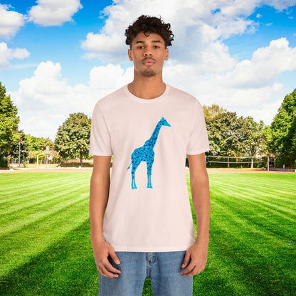 Stand Tall Music Giraffe Unisex Adult Jersey Short Sleeve Tee