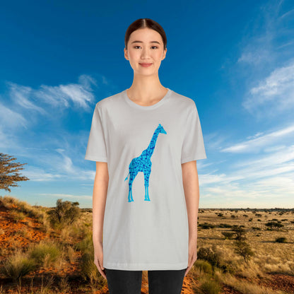 Stand Tall Music Giraffe Unisex Adult Jersey Short Sleeve Tee