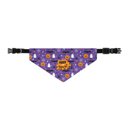 Trick or Treat Halloween Pet Bandana Collar