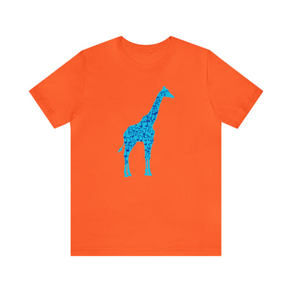 Stand Tall Music Giraffe Unisex Adult Jersey Short Sleeve Tee