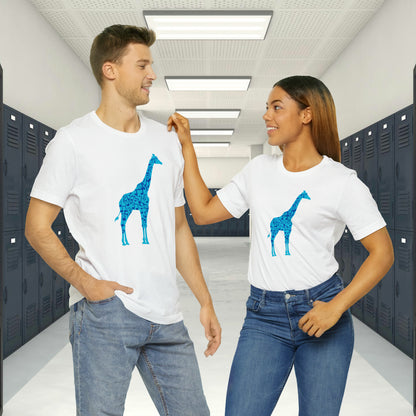 Stand Tall Music Giraffe Unisex Adult Jersey Short Sleeve Tee