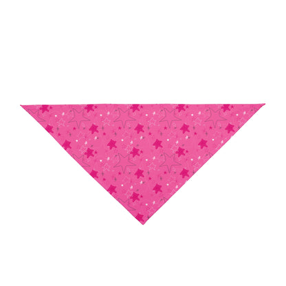 Starry Pink Pet Bandana