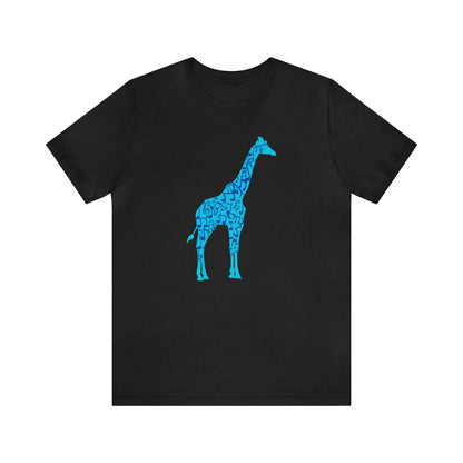 Stand Tall Music Giraffe Unisex Adult Jersey Short Sleeve Tee