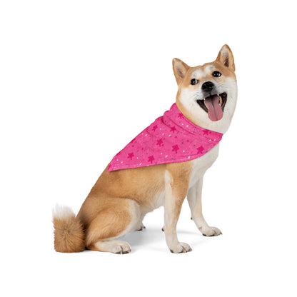 Starry Pink Pet Bandana