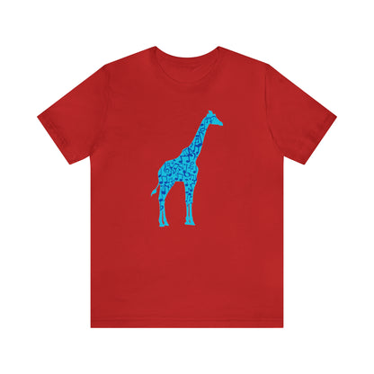 Stand Tall Music Giraffe Unisex Adult Jersey Short Sleeve Tee