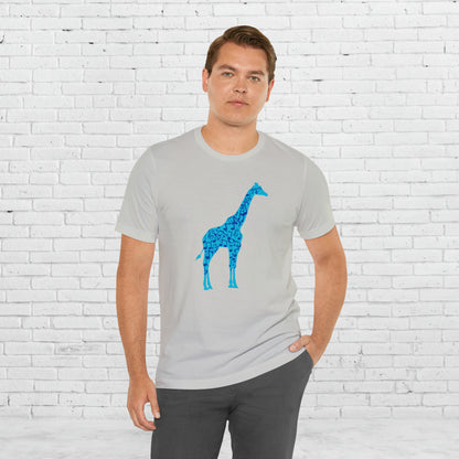 Stand Tall Music Giraffe Unisex Adult Jersey Short Sleeve Tee