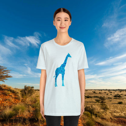 Stand Tall Music Giraffe Unisex Adult Jersey Short Sleeve Tee