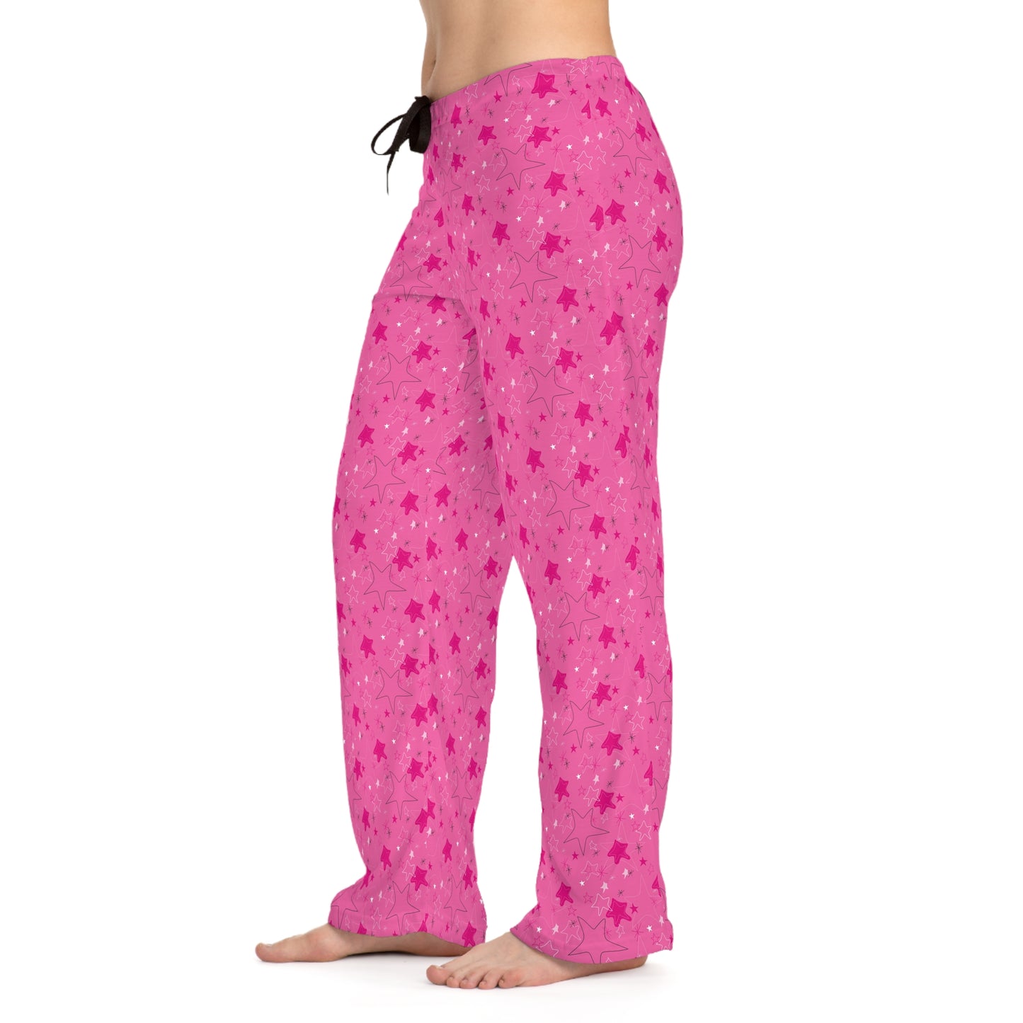 Starry Pink Women's Pajama Pants