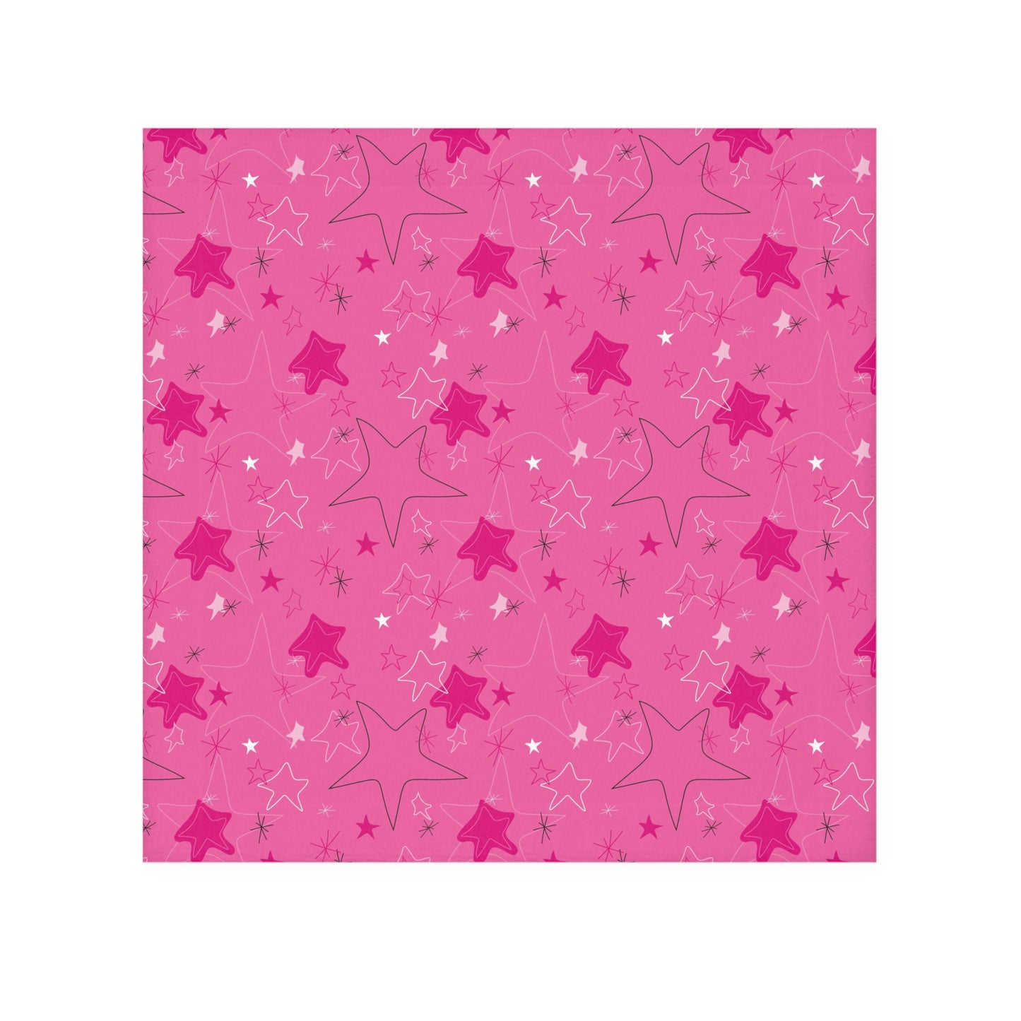 Starry Pink Washcloth