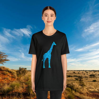 Stand Tall Music Giraffe Unisex Adult Jersey Short Sleeve Tee