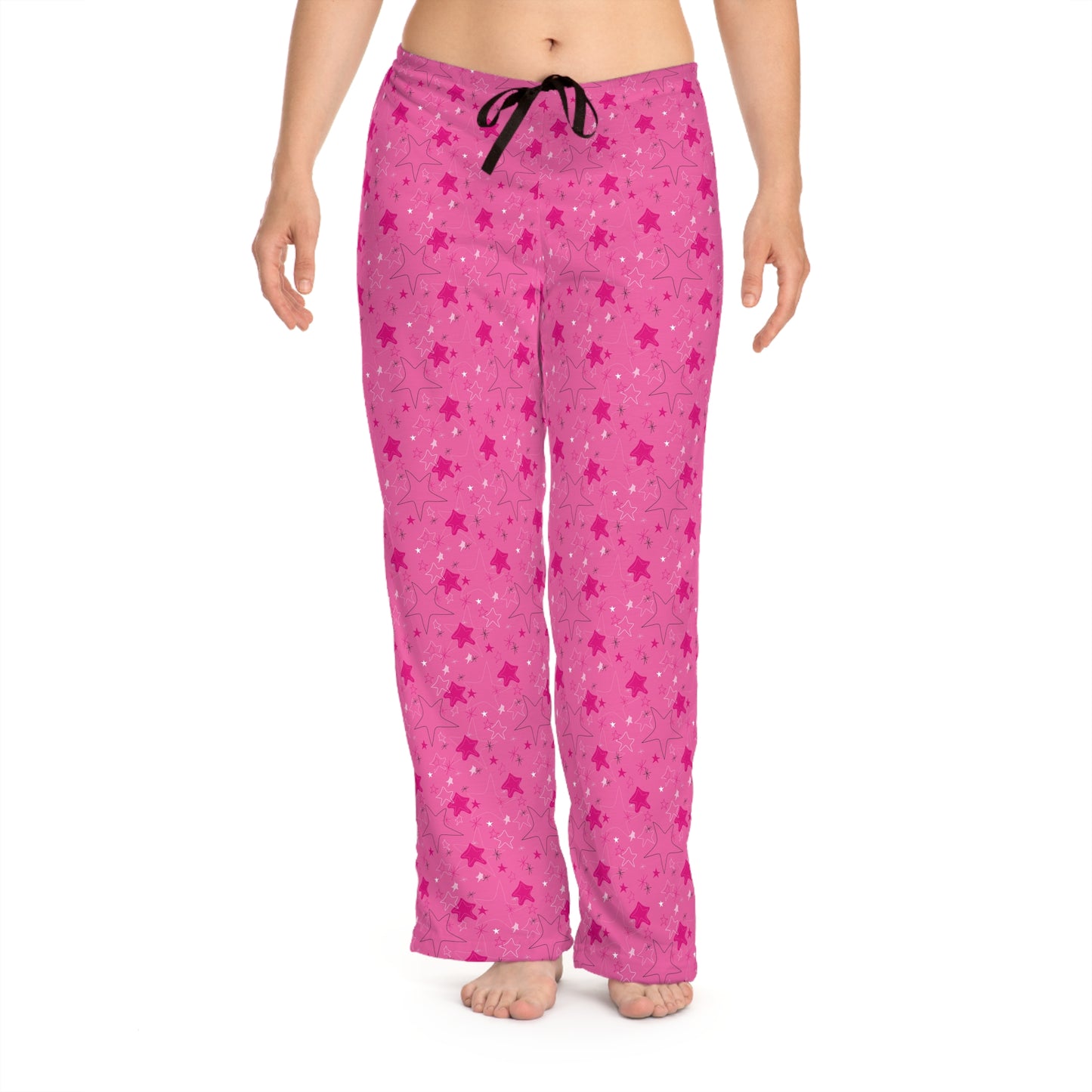 Starry Pink Women's Pajama Pants