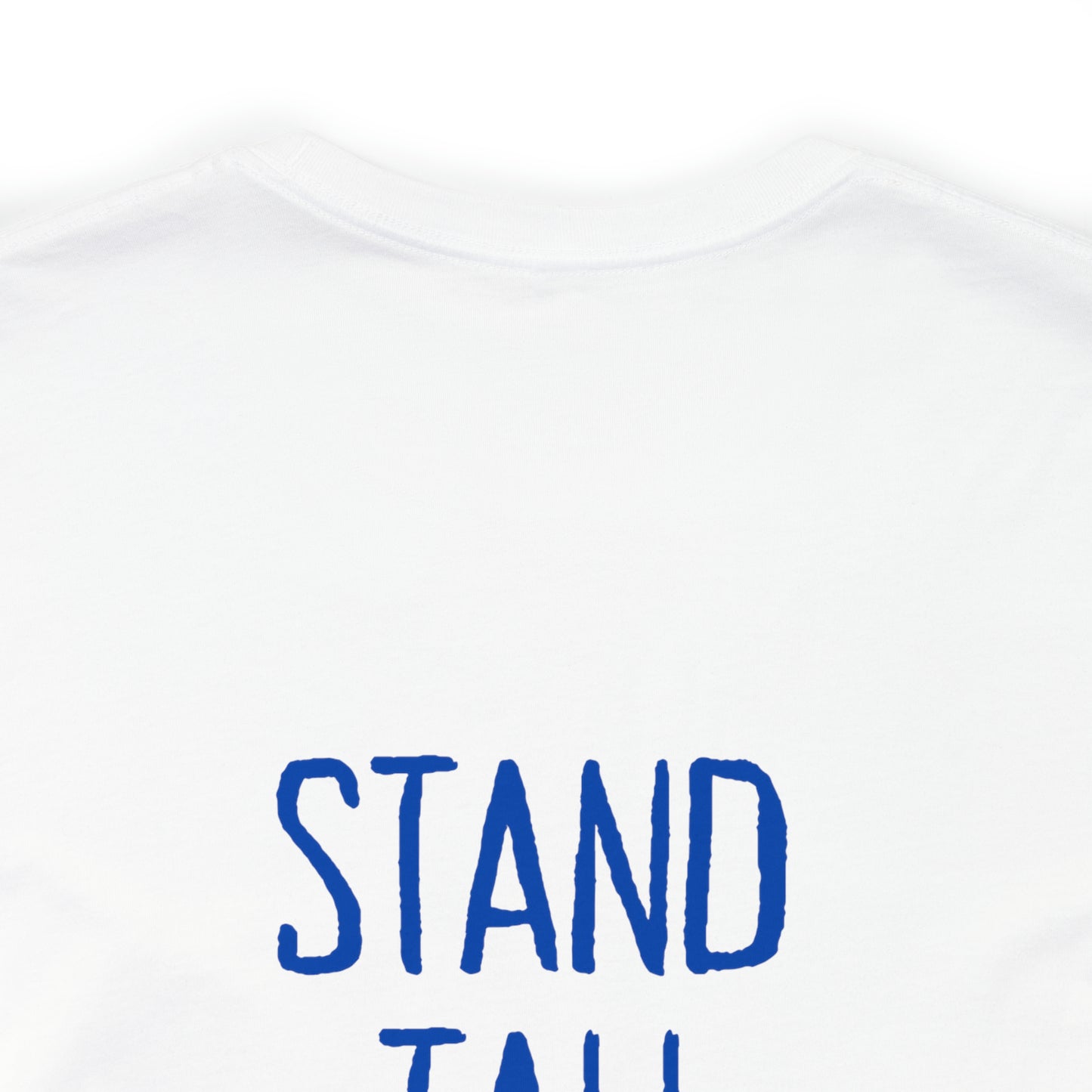 Stand Tall Music Giraffe Unisex Adult Jersey Short Sleeve Tee