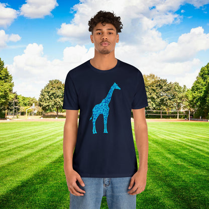 Stand Tall Music Giraffe Unisex Adult Jersey Short Sleeve Tee