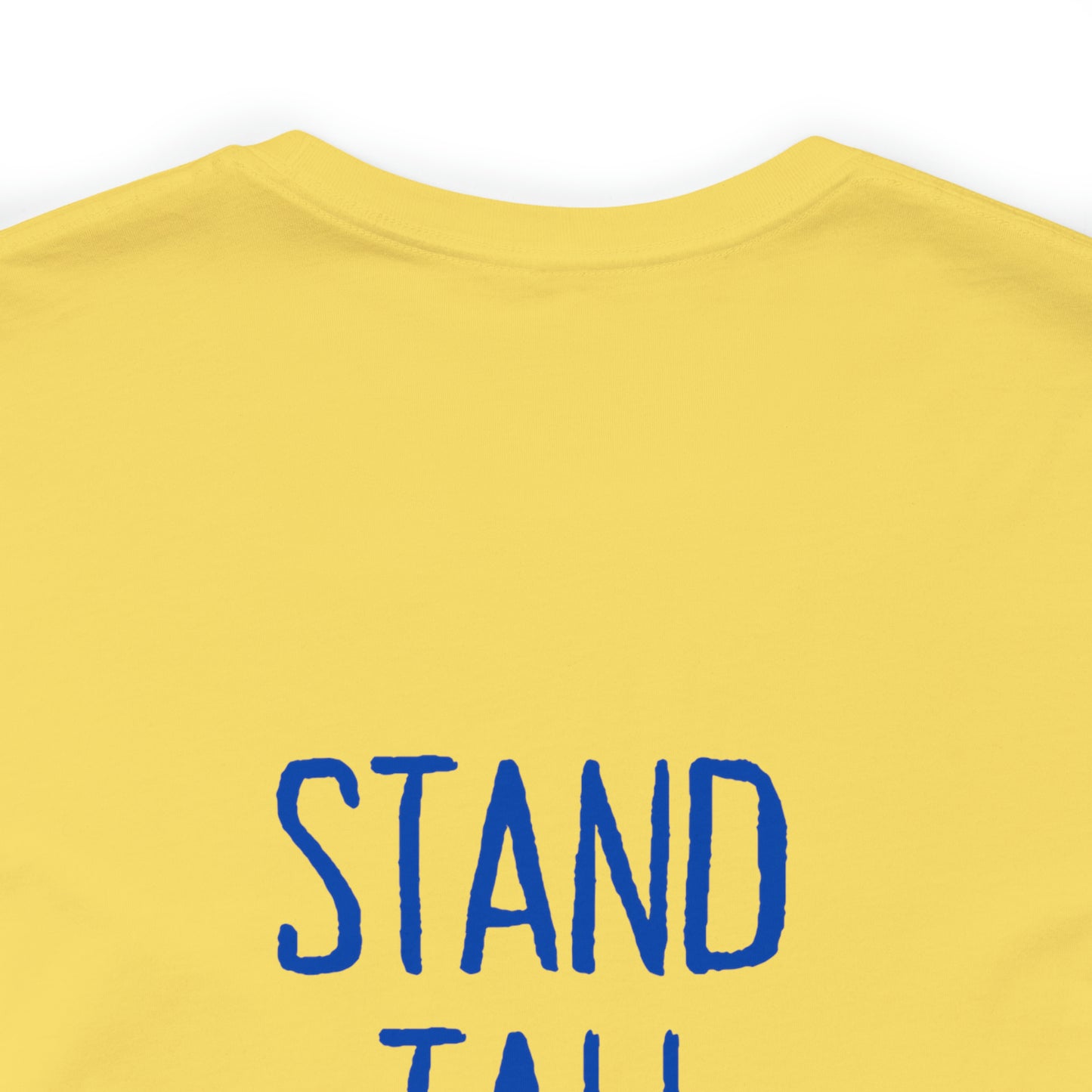 Stand Tall Music Giraffe Unisex Adult Jersey Short Sleeve Tee