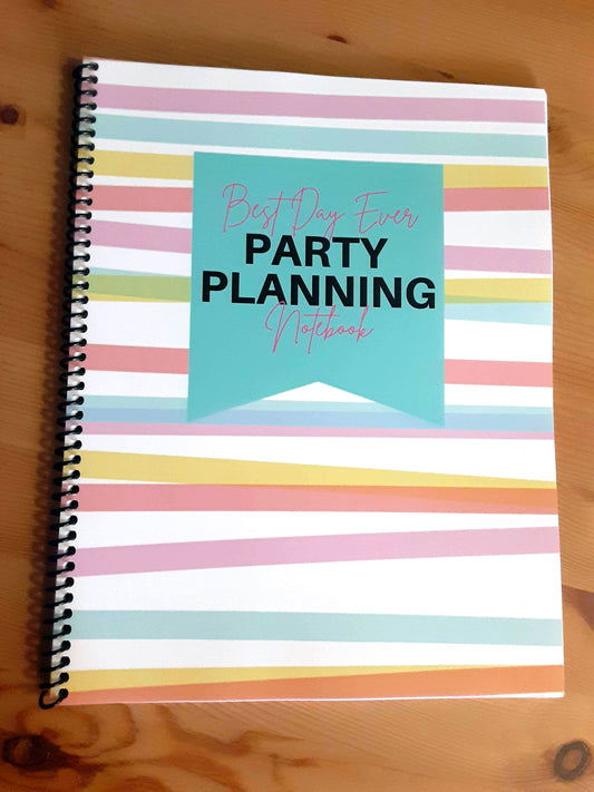 Best Day Ever Party Planning Notebook