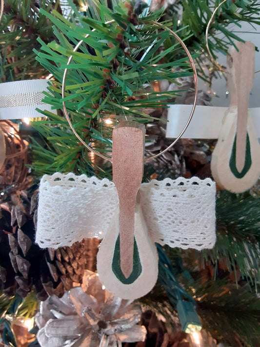 Piano Angel Ornament with Card