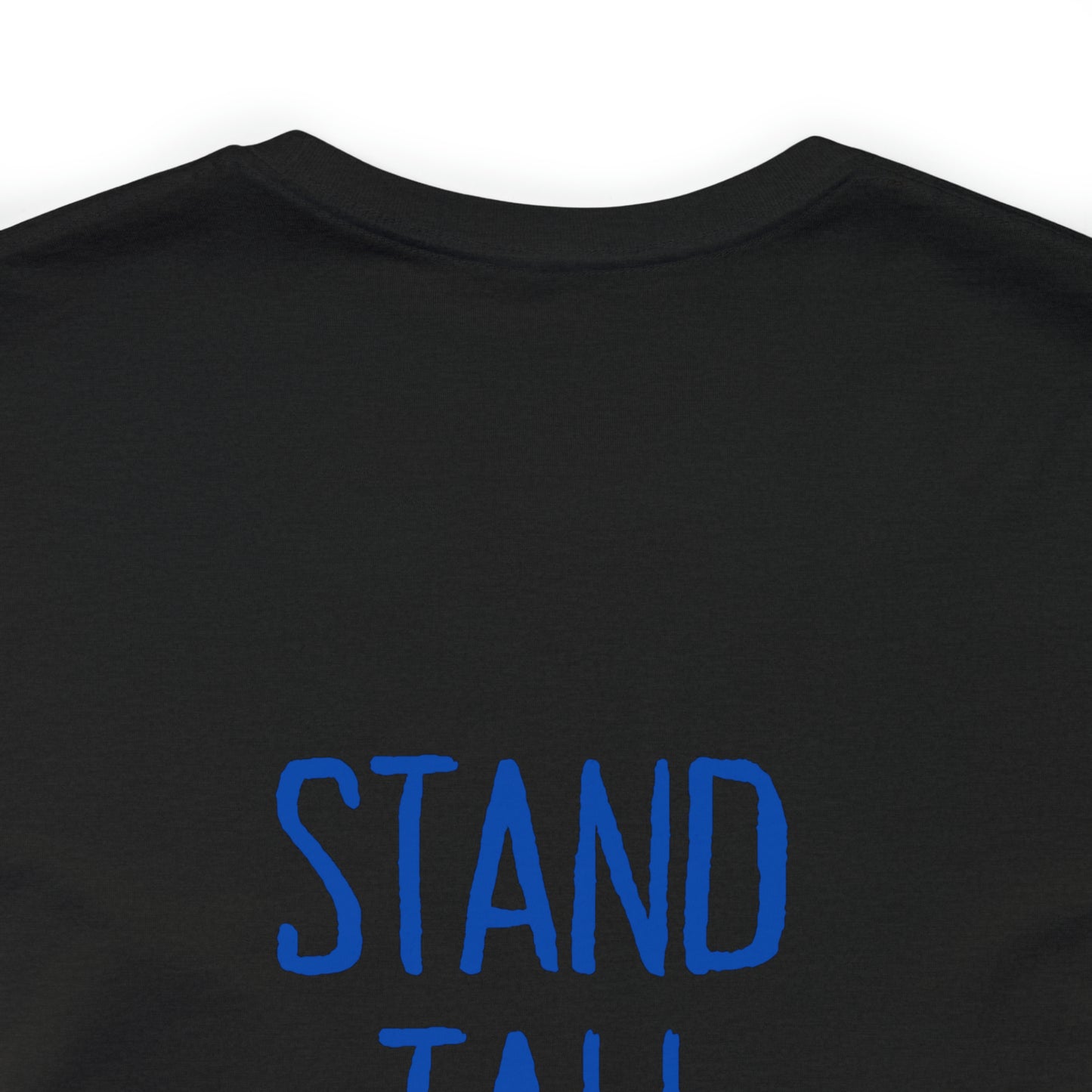 Stand Tall Music Giraffe Unisex Adult Jersey Short Sleeve Tee