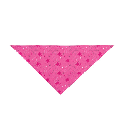 Starry Pink Pet Bandana