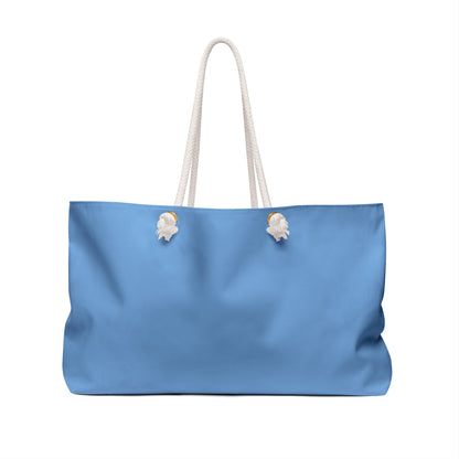 Tropical Vibes Light Blue Weekender Bag - Stylish and Functional Summer Essential for Women