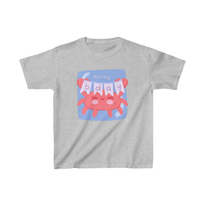 Kids Birthday Crab Heavy Cotton™ Tee