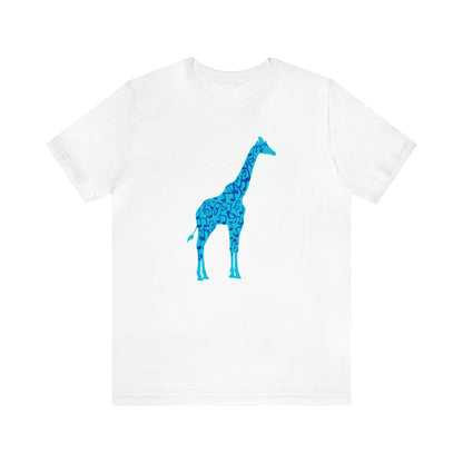 Stand Tall Music Giraffe Unisex Adult Jersey Short Sleeve Tee