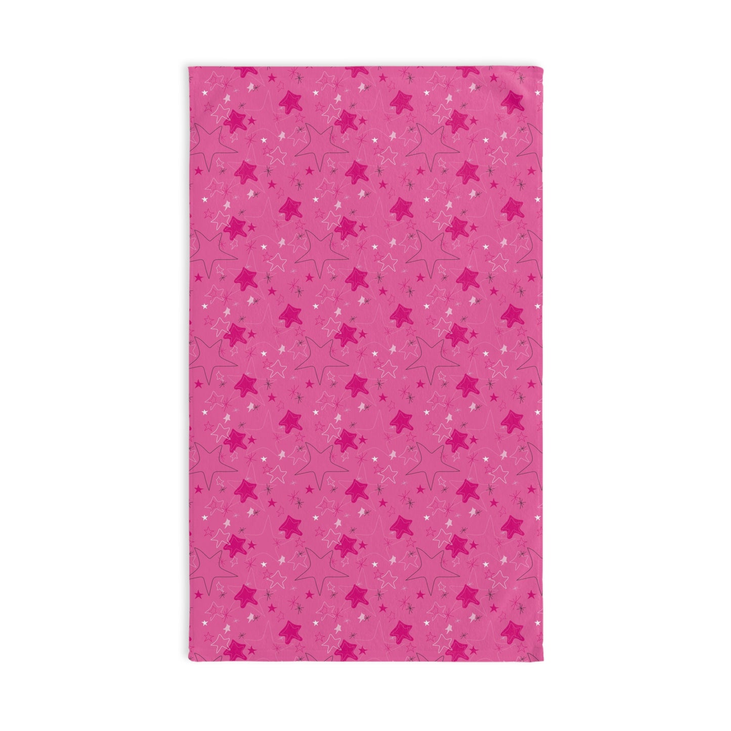 Starry Pink Hand Towel