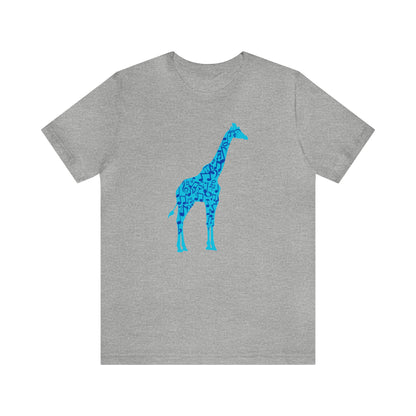 Stand Tall Music Giraffe Unisex Adult Jersey Short Sleeve Tee