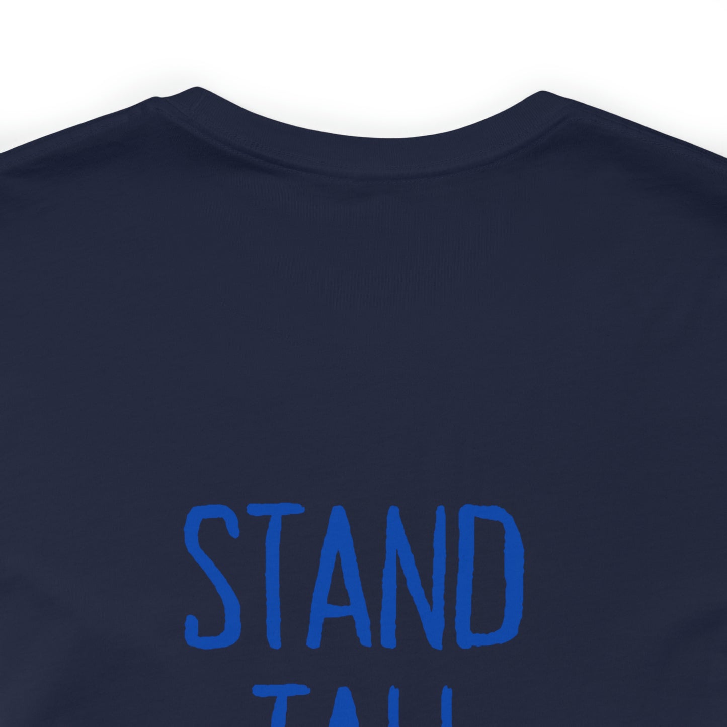 Stand Tall Music Giraffe Unisex Adult Jersey Short Sleeve Tee