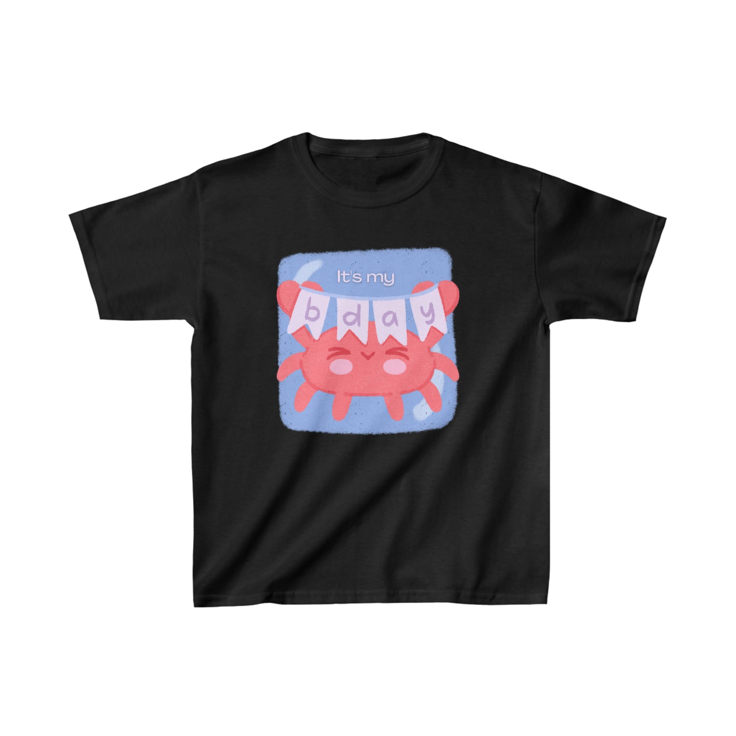 Kids Birthday Crab Heavy Cotton™ Tee