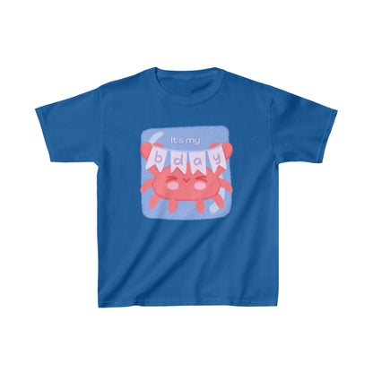 Kids Birthday Crab Heavy Cotton™ Tee