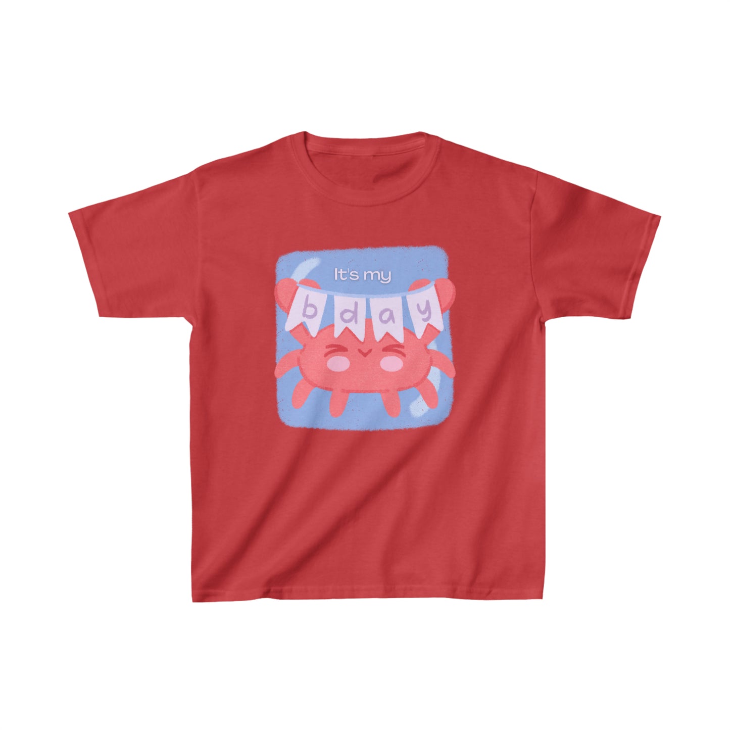 Kids Birthday Crab Heavy Cotton™ Tee