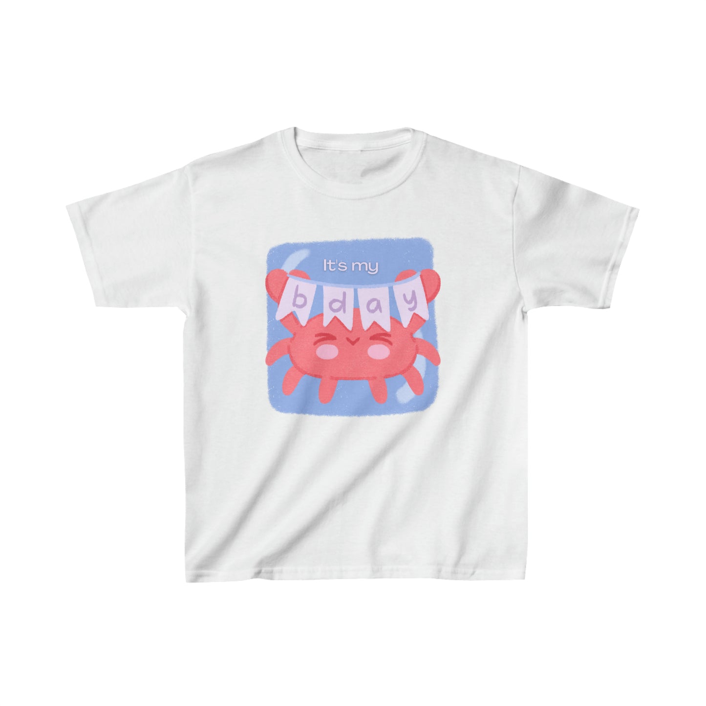 Kids Birthday Crab Heavy Cotton™ Tee