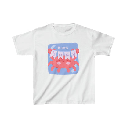 Kids Birthday Crab Heavy Cotton™ Tee