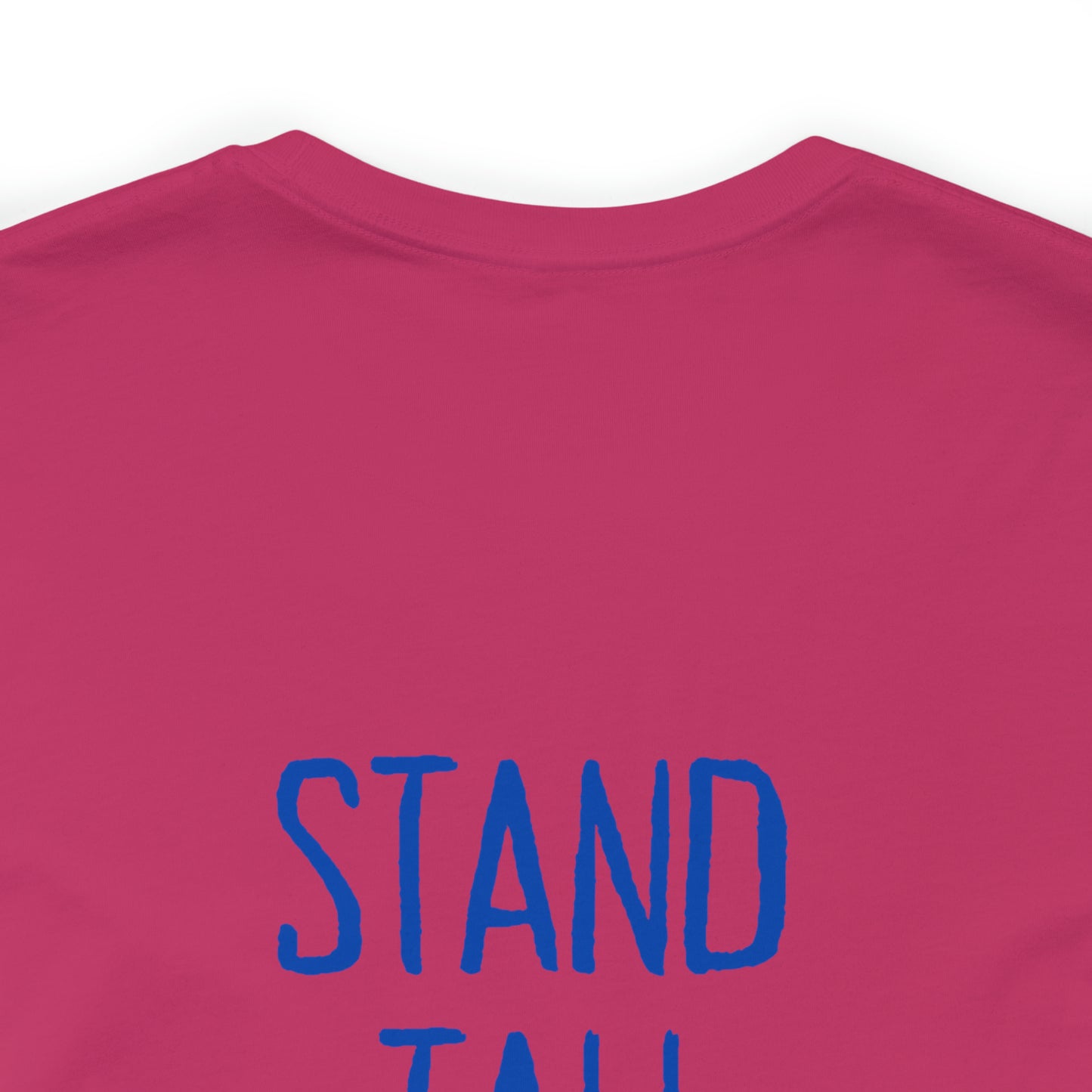 Stand Tall Music Giraffe Unisex Adult Jersey Short Sleeve Tee