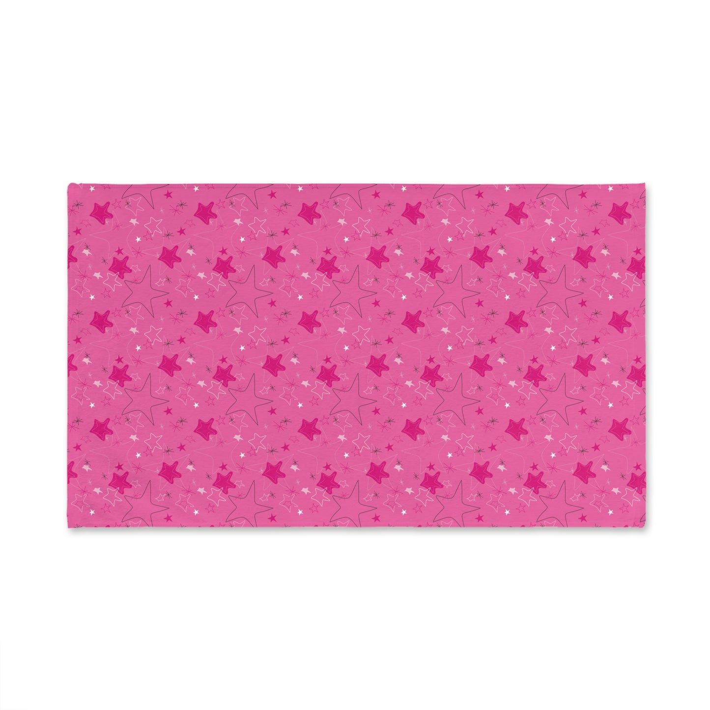 Starry Pink Hand Towel