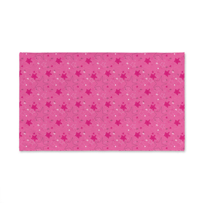 Starry Pink Hand Towel