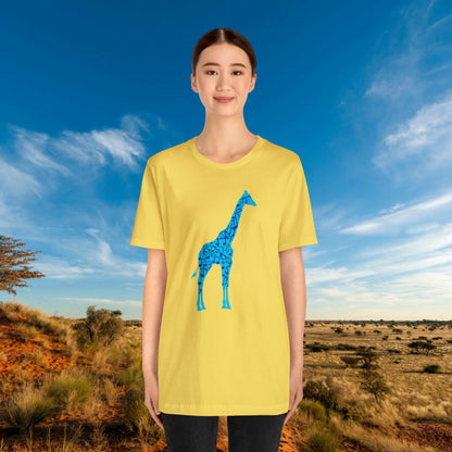 Stand Tall Music Giraffe Unisex Adult Jersey Short Sleeve Tee