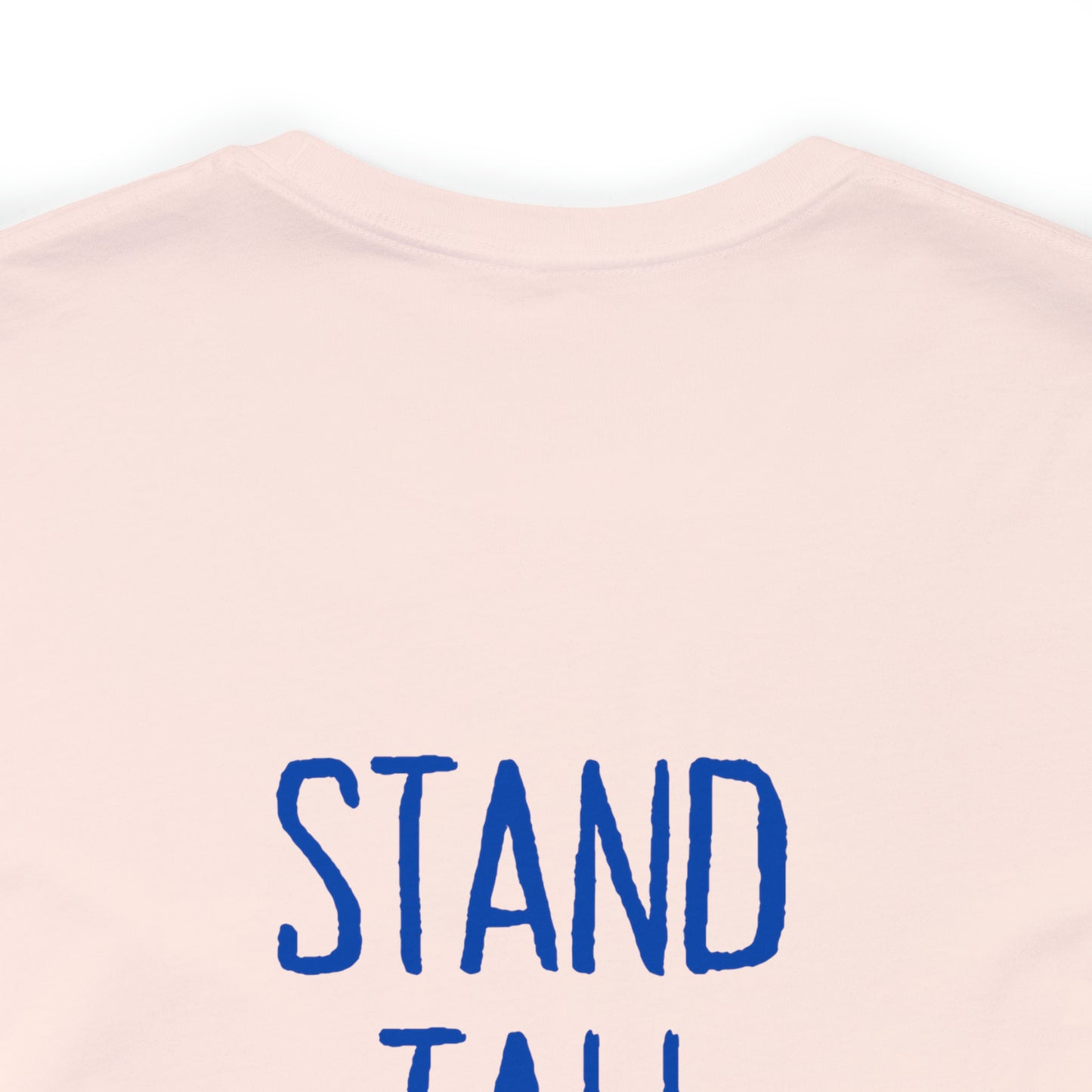 Stand Tall Music Giraffe Unisex Adult Jersey Short Sleeve Tee