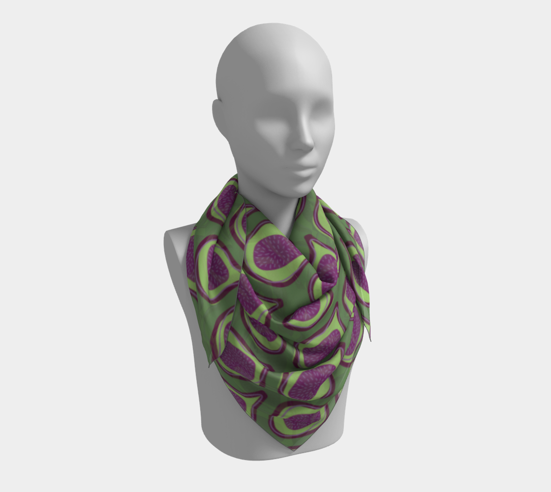 Wild Fig Square Scarf